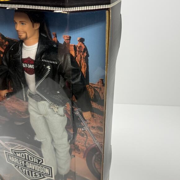 NIB • Harley Davidson Motorcycle's Ken Barbie Doll
# 22255 Rare Sealed 1998 - Picture 10 of 11